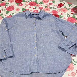 Lands' End Sky Blue Shirt